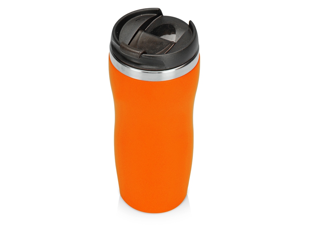 Подарочный набор c блокнотом С1, ручкой и термокружкой Mony Steel, оранжевый-5