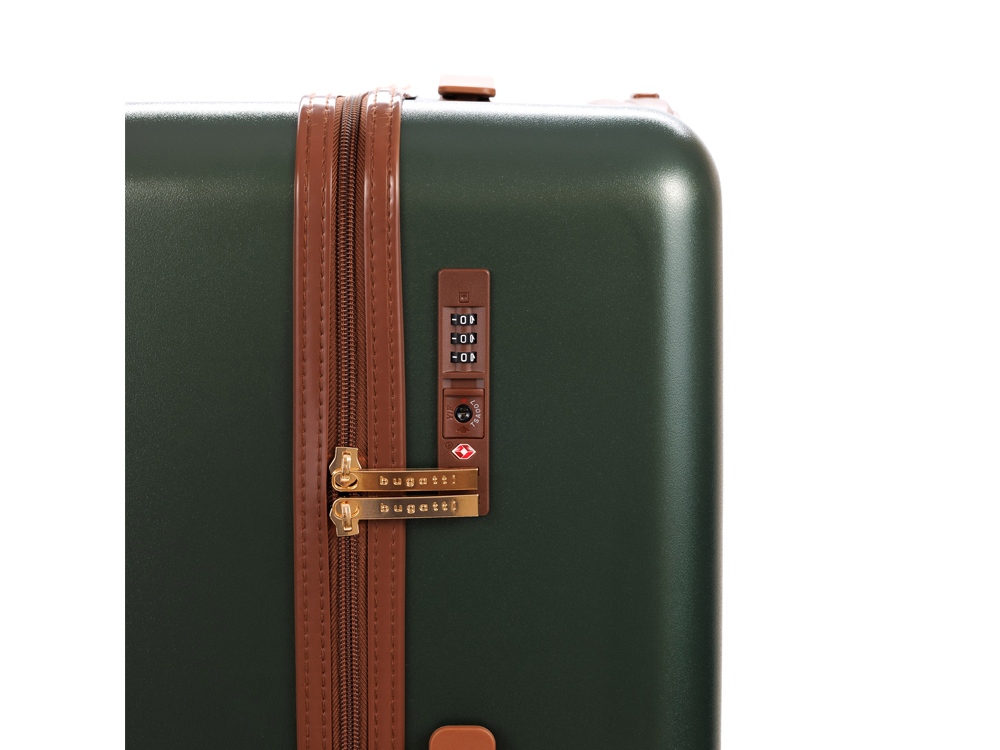 Чемодан BUGATTI Amelia, зеленый, поликарбонат / АБС-пластик, 50х29х76 см, 85 л-6