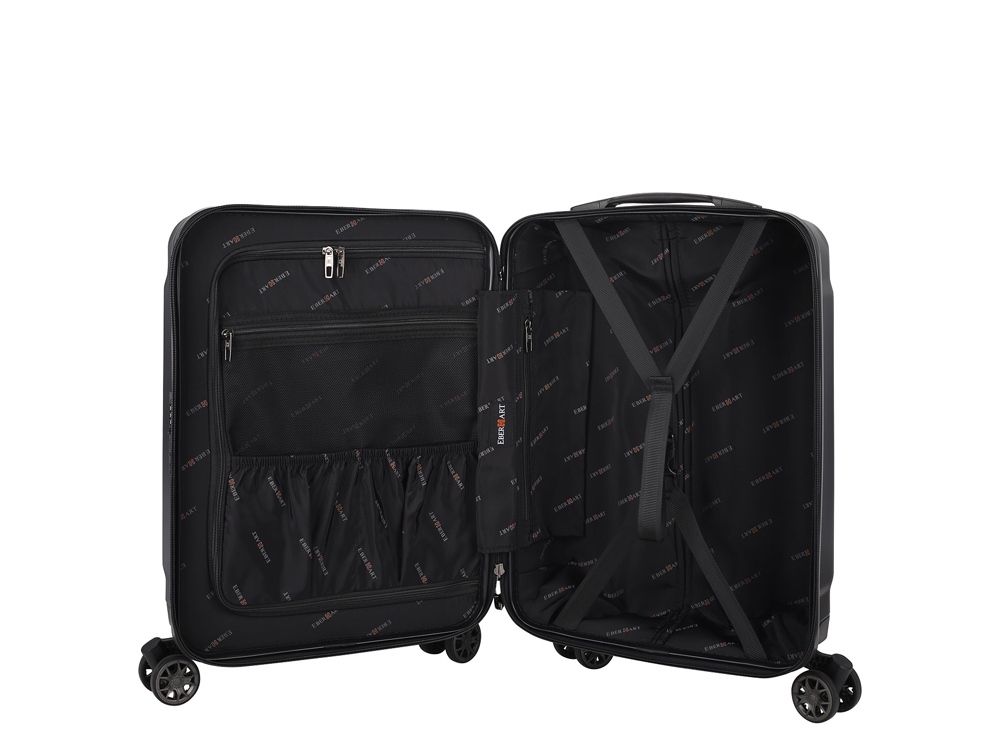 Чемодан Eberhart Craft маленький S поликарбонат черный 08C-009-420-4