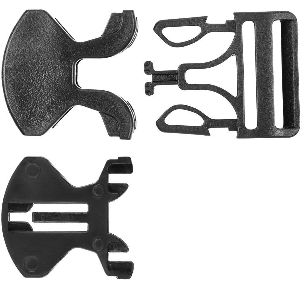 Застежка-пряжка односторонняя Triden, черный-2