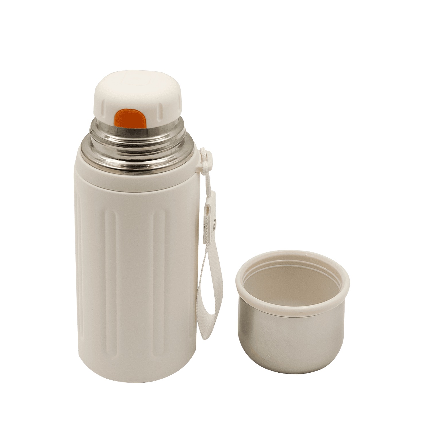 Термос Groove (слоновая кость)-2