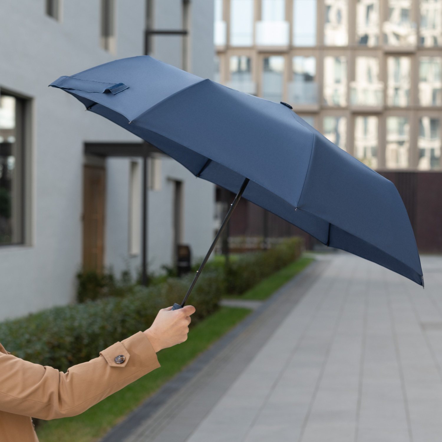 Зонт складной Атланта (Atlanta), синий-8