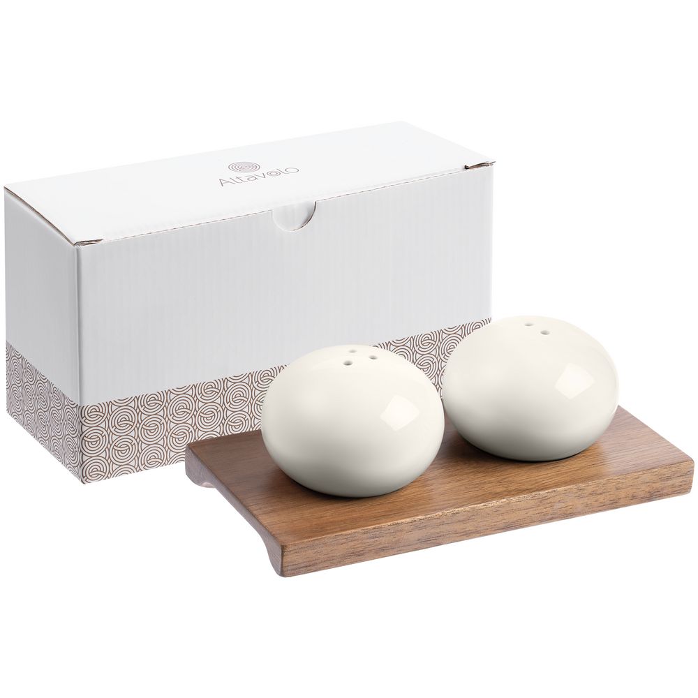 Набор из солонки и перечницы Piacente, белый-3