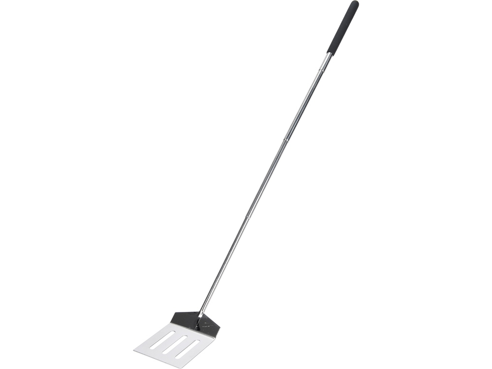 Выдвижная лопатка для гриля Bochum, серебристый/черный-0