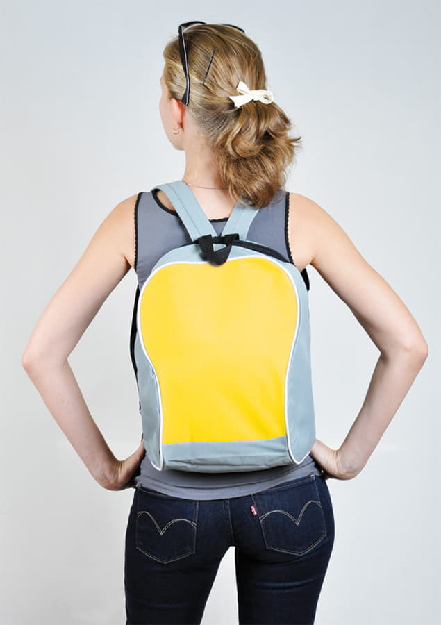 Промо-рюкзак FUN, желтый-2