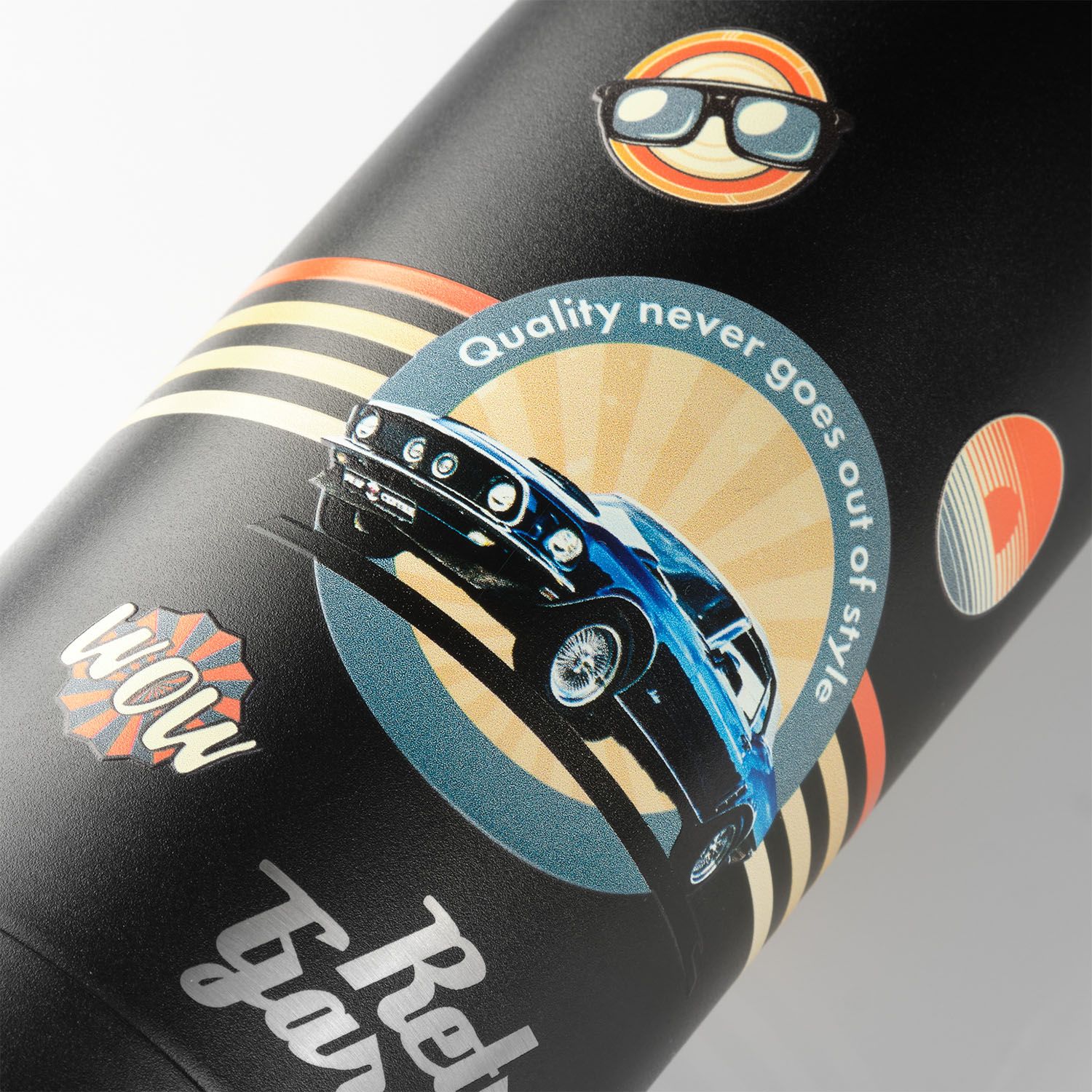 Термобутылка вакуумная герметичная Fresco, черная-10