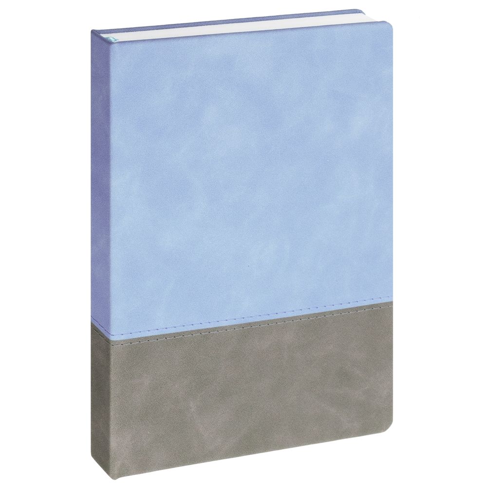 Ежедневник Horizon, недатированный, серый с голубым-1