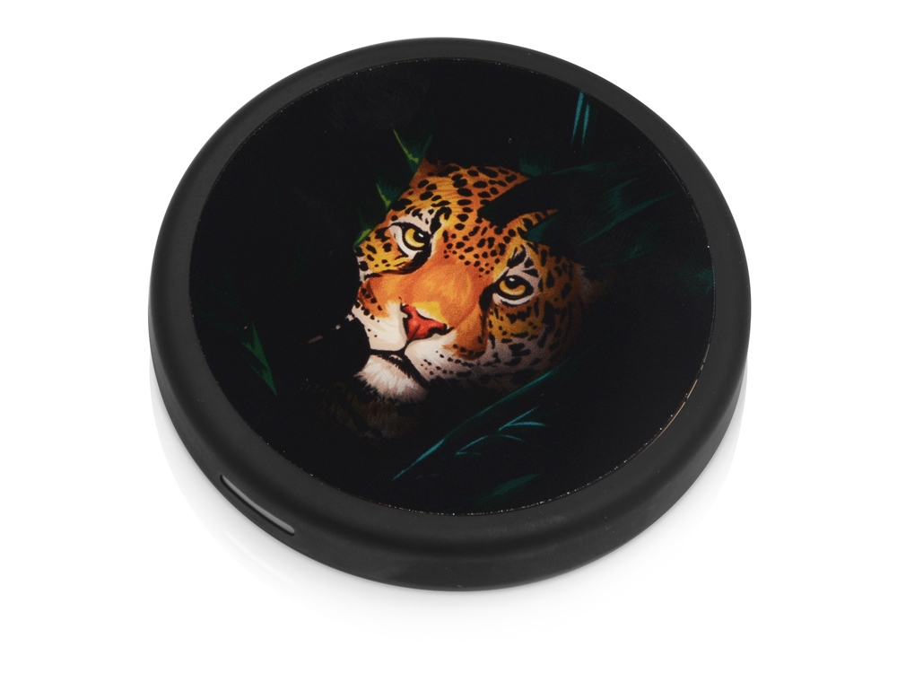 Беспроводное зарядное устройство Sketch с полноцветной печатью, черный-12