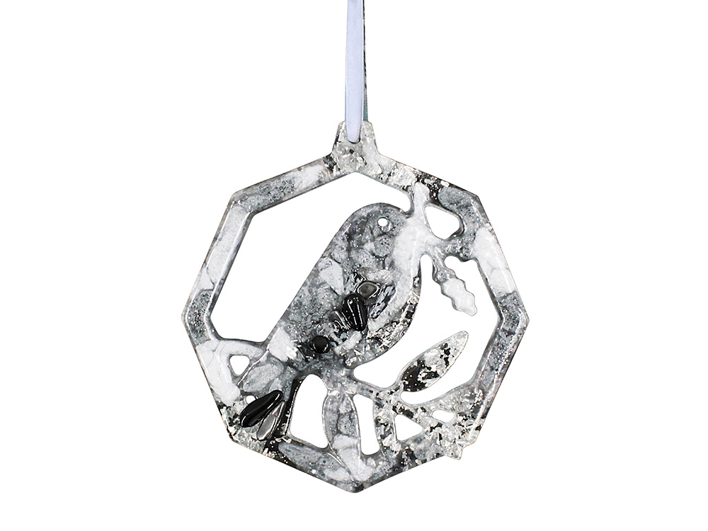 Елочные игрушки (Снегирь) Обсидиан-0