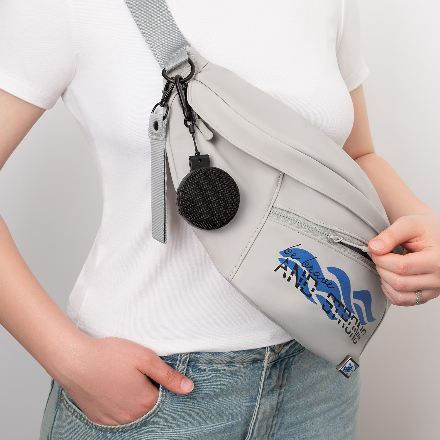 Беспроводная колонка SnapBeat 400 mAh, черная-15