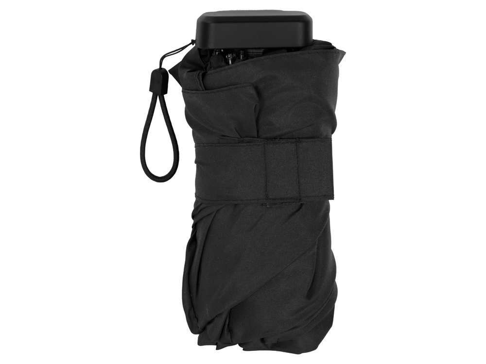 Складной cупер-компактный механический зонт Compactum, черный-8