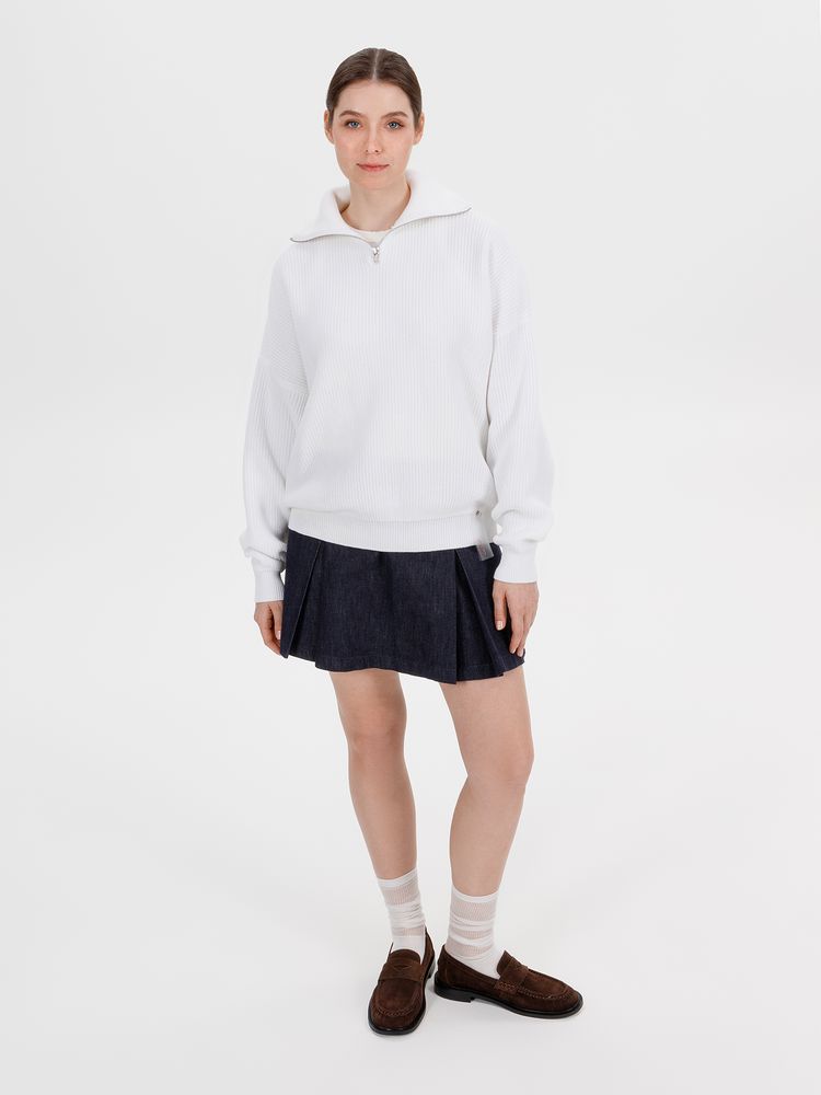 Джемпер Siluetti Birne, молочно-белый-3