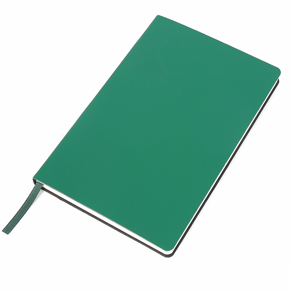 Ежедневник A5 недатированный Simflex в мягком переплёте, Зеленый-1