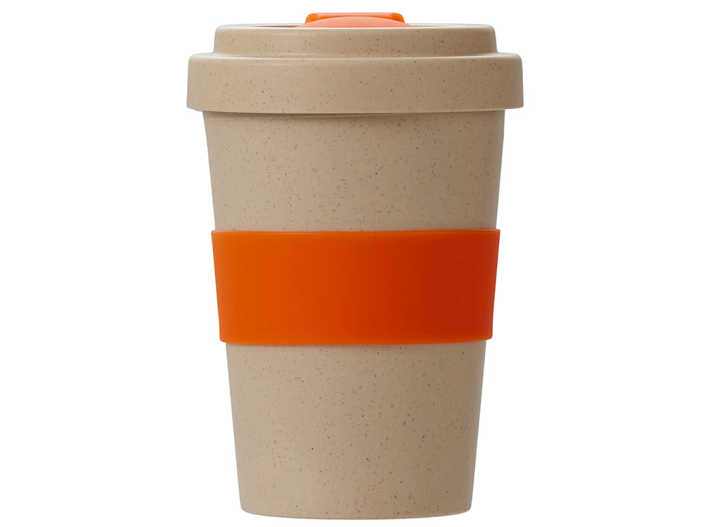 Стакан из пшеничного волокна Flava, оранжевый 021C-3