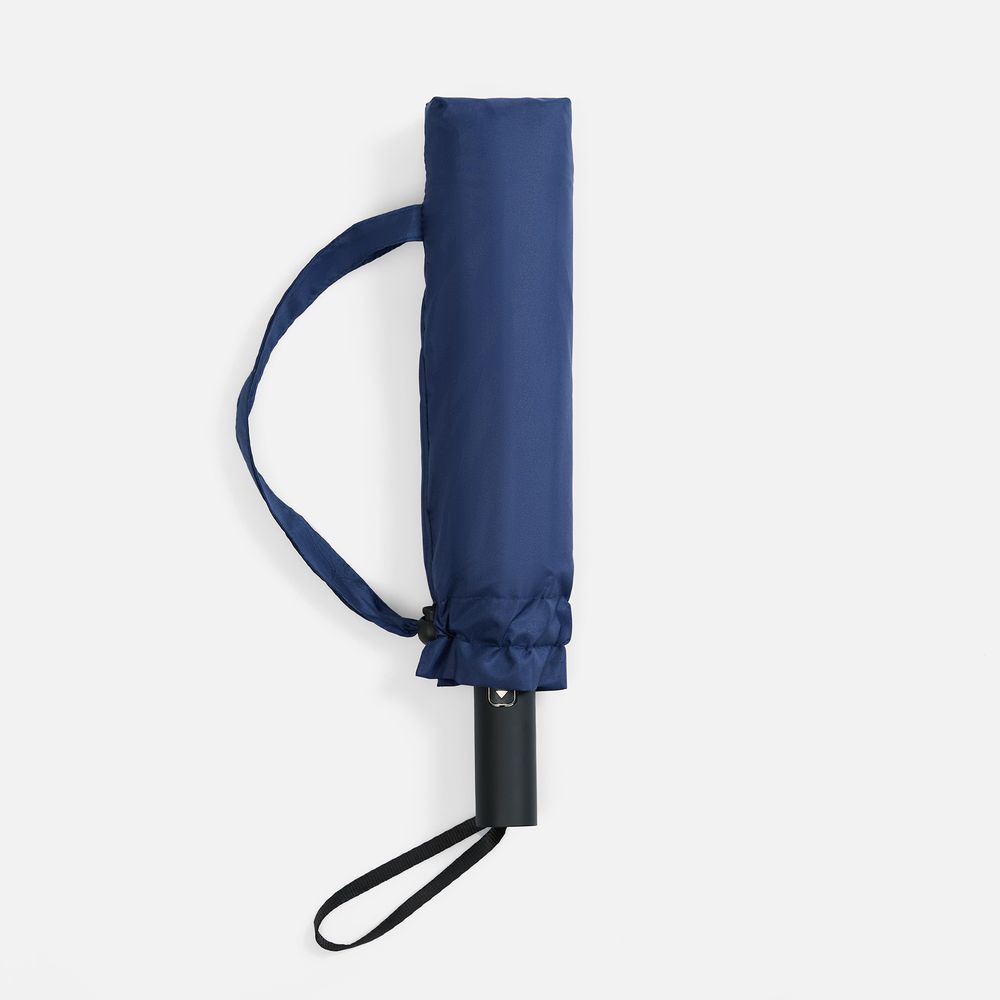 Зонт обратного сложения twoGether с двойным куполом, темно-синий-3