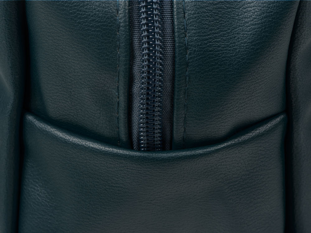 Косметичка из эко-кожи Enio, темно-синий-4