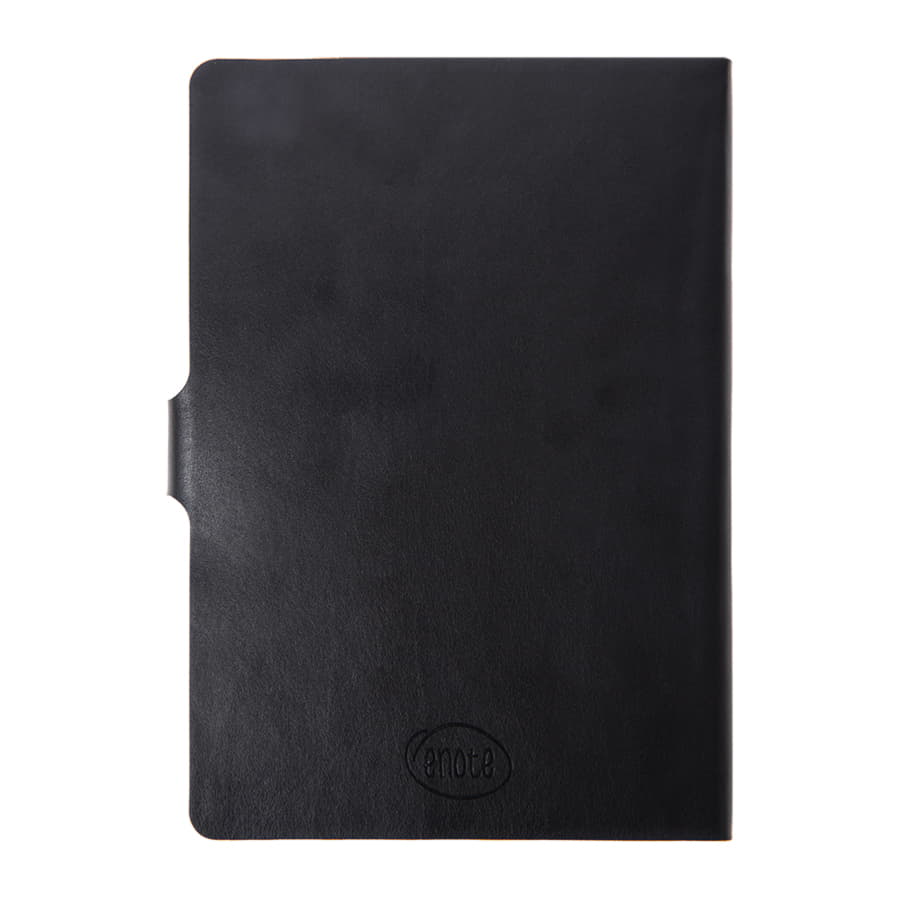 Ежедневник недатированный Stellar, А5, черный, кремовый блок  в линейку, с красным обрезом, черный, красный-4