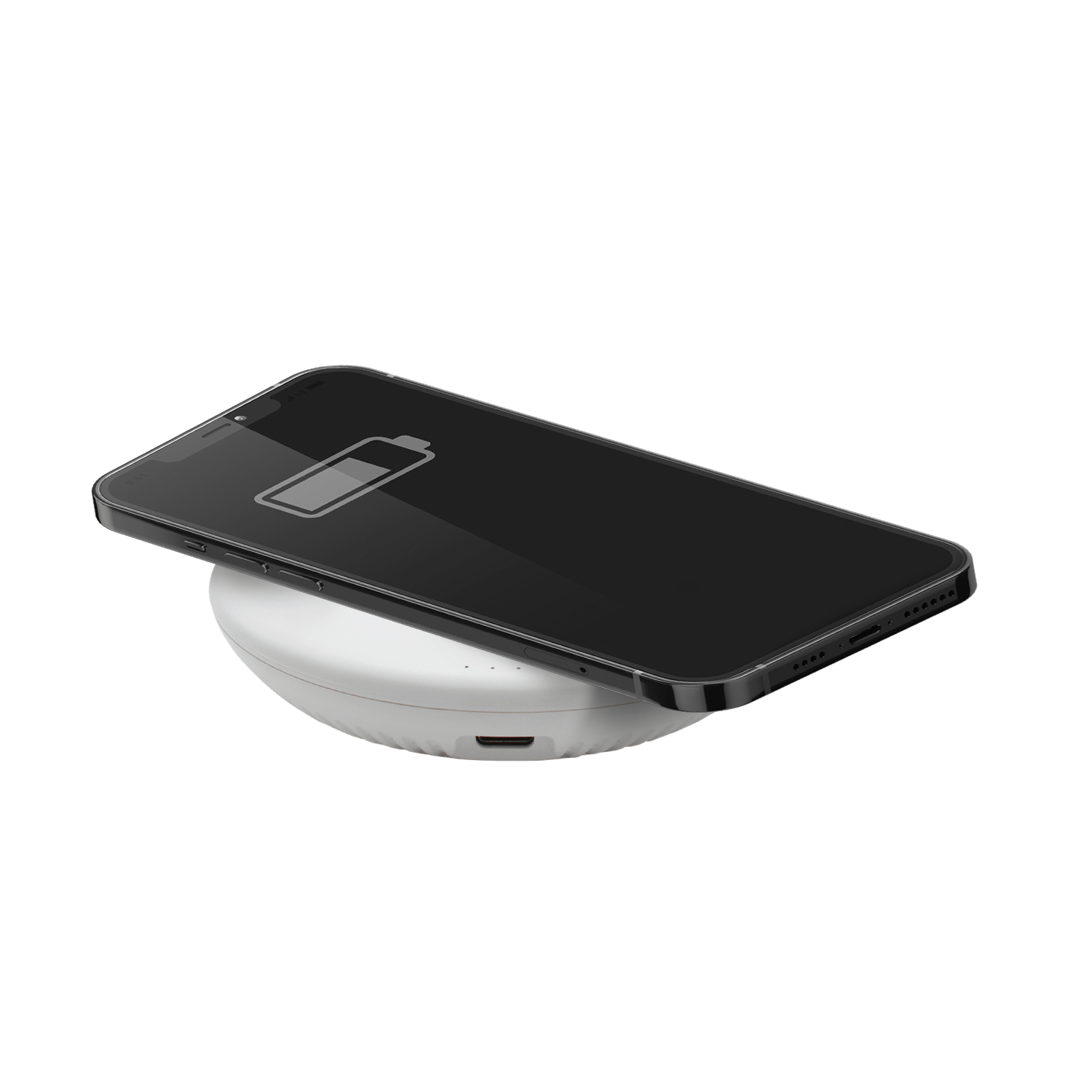 Внешний аккумулятор Tony с беспроводной зарядкой, 5000 мАч (белый)-4