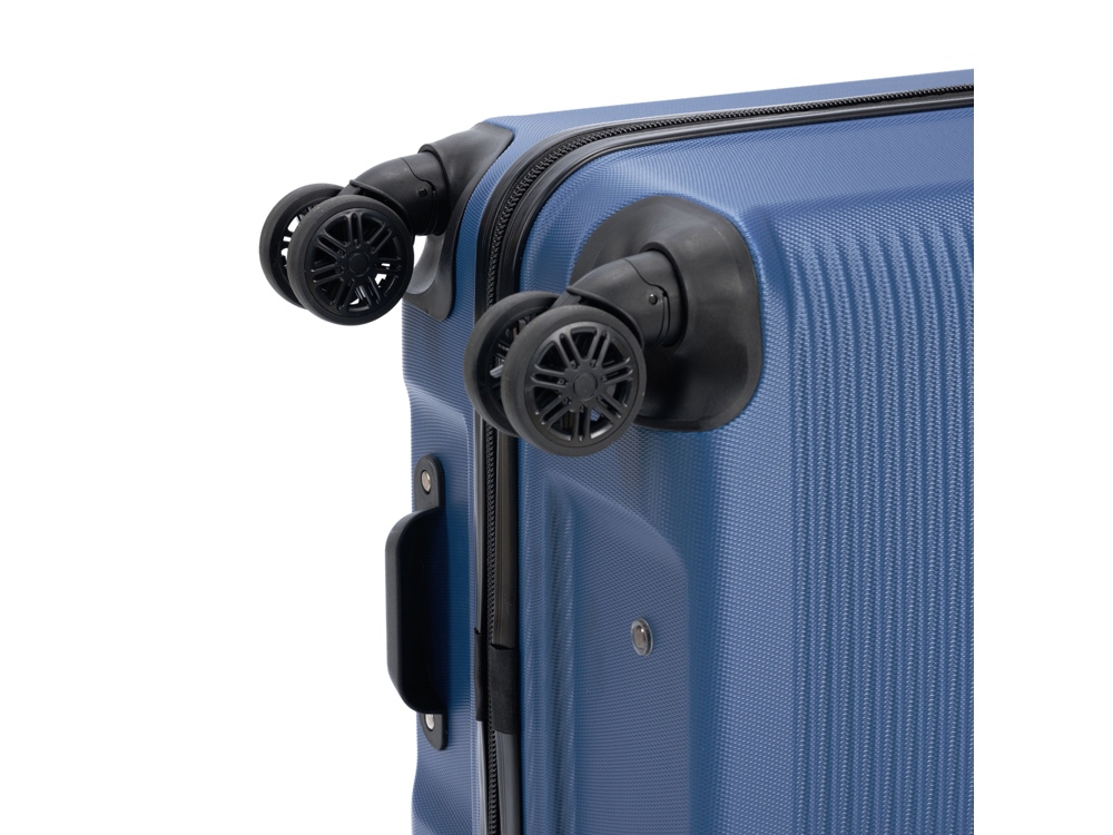 Чемодан TORBER Caspian, тёмно-синий, ABS-пластик, 43 х 26 х 68 см, 64 л-7