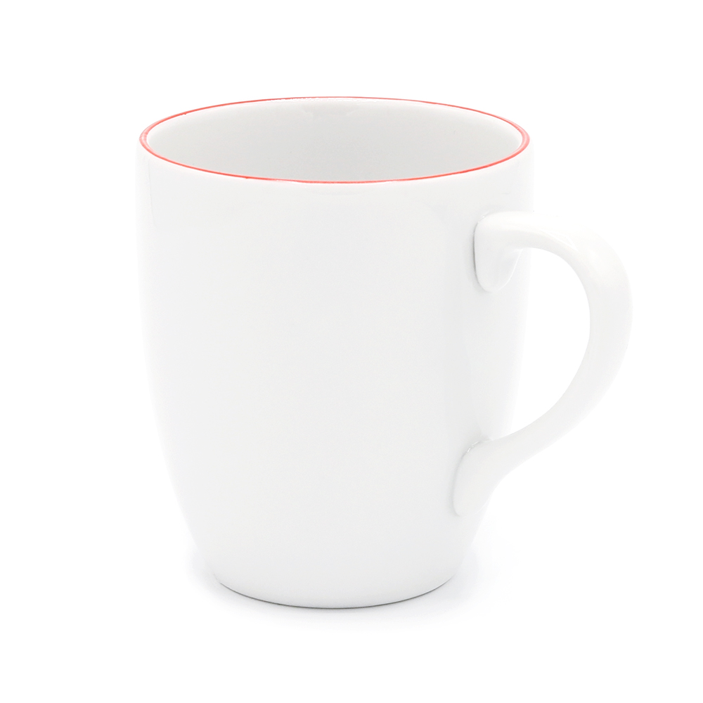 Кружка фарфоровая 300 см3 челси, Красный-0