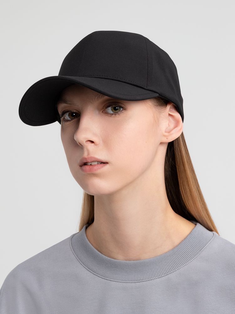 Бейсболка Kosmos, черная-5