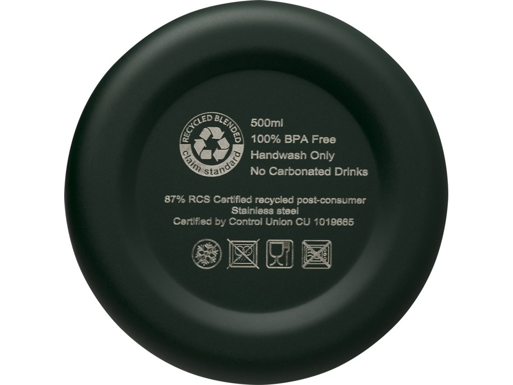 Spring медная бутылка с вакуумной изоляцией, сертифицированная согласно RCS, 500 мл - Зеленый-4