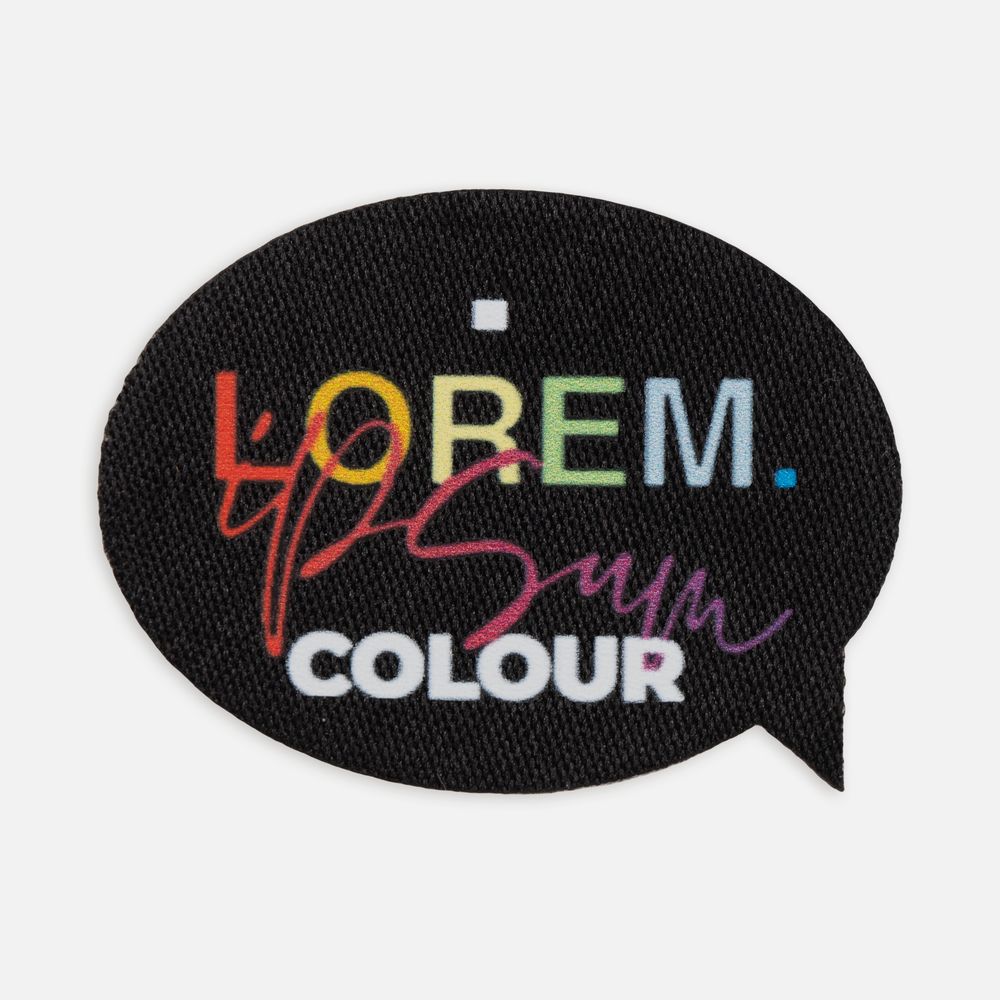 Наклейка тканевая Lunga Bubble, M, черная-2