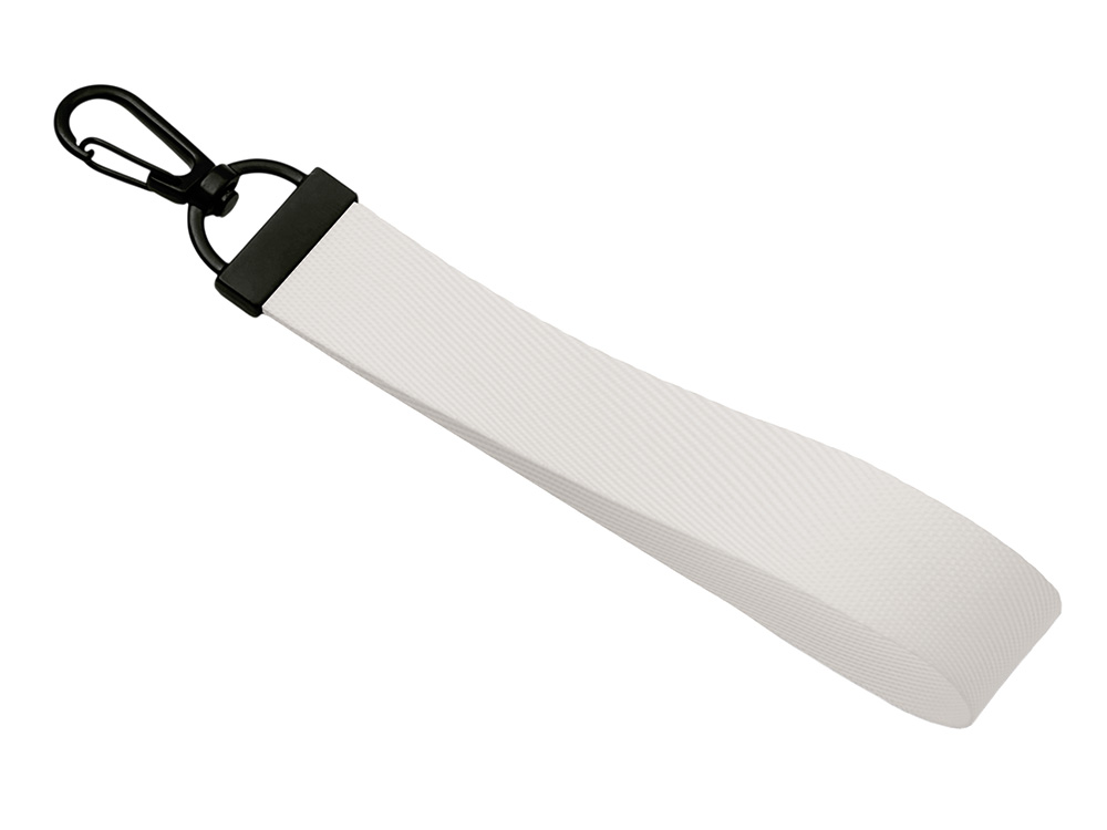 Ремувка с черным карабином Summit, 2 см, белый/черный-0