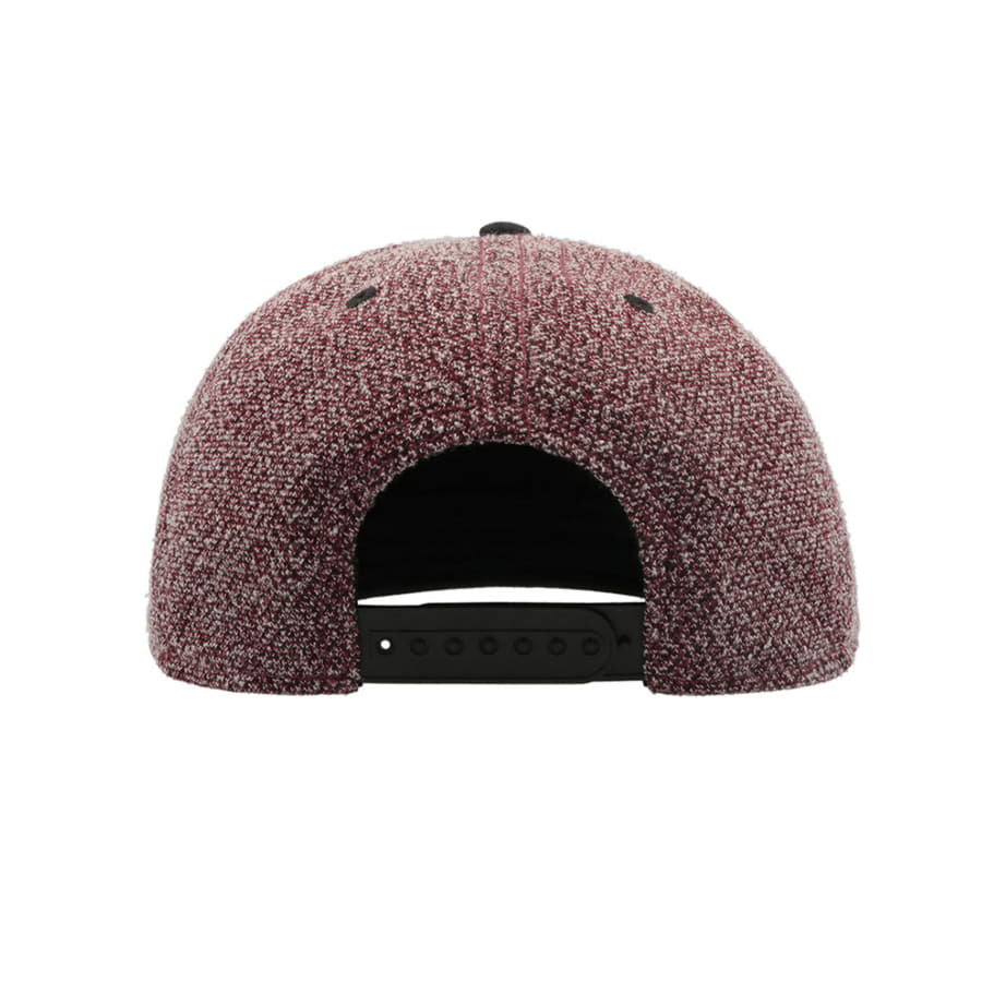 Бейсболка KIK, 6 клиньев, пластиковая застежка, красный-4