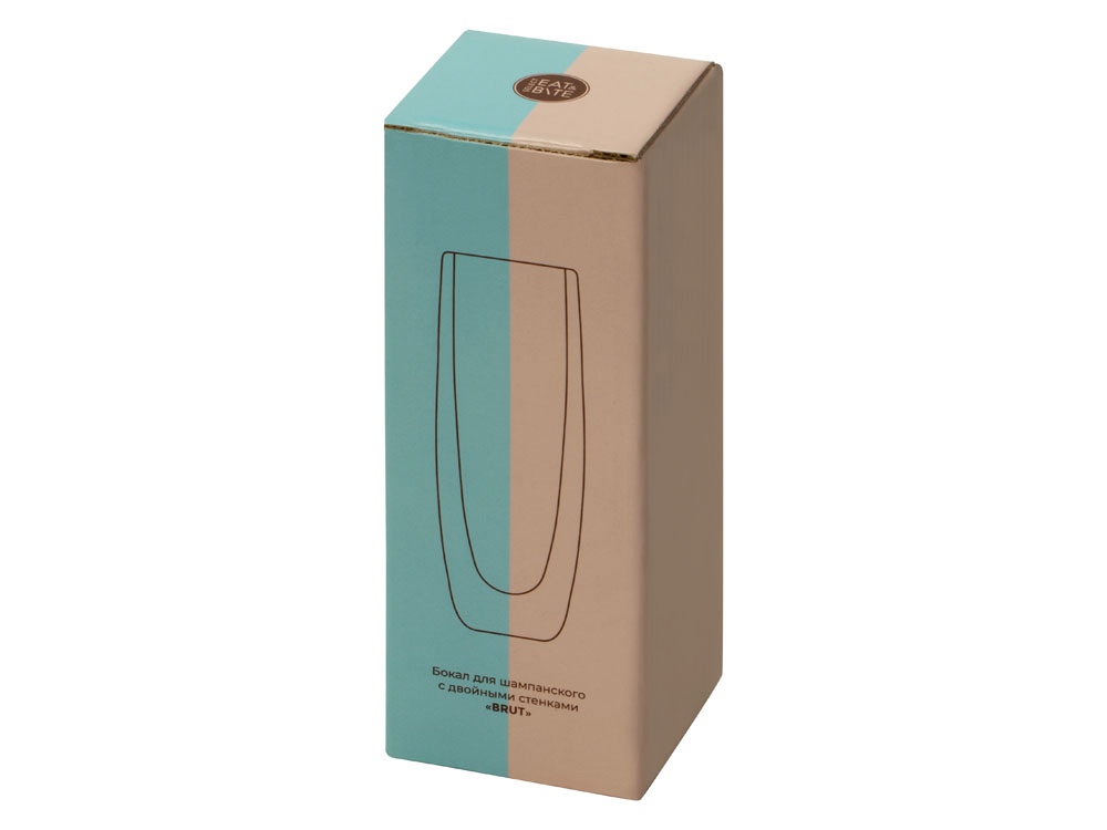 Бокал-флют для шампанского Brut с двойными стенками, 150мл-4