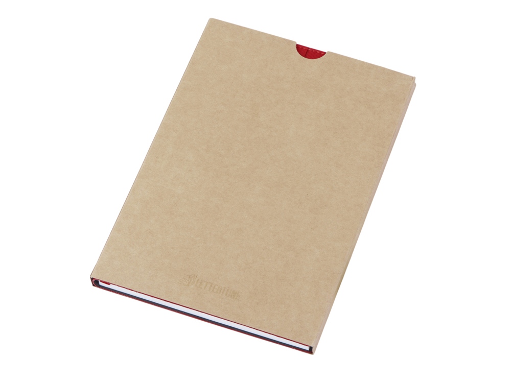 Блокнот А5 Bradbury, гибкая обложка, 80 листов 80 гр/м2 FSC бумага, красный-7