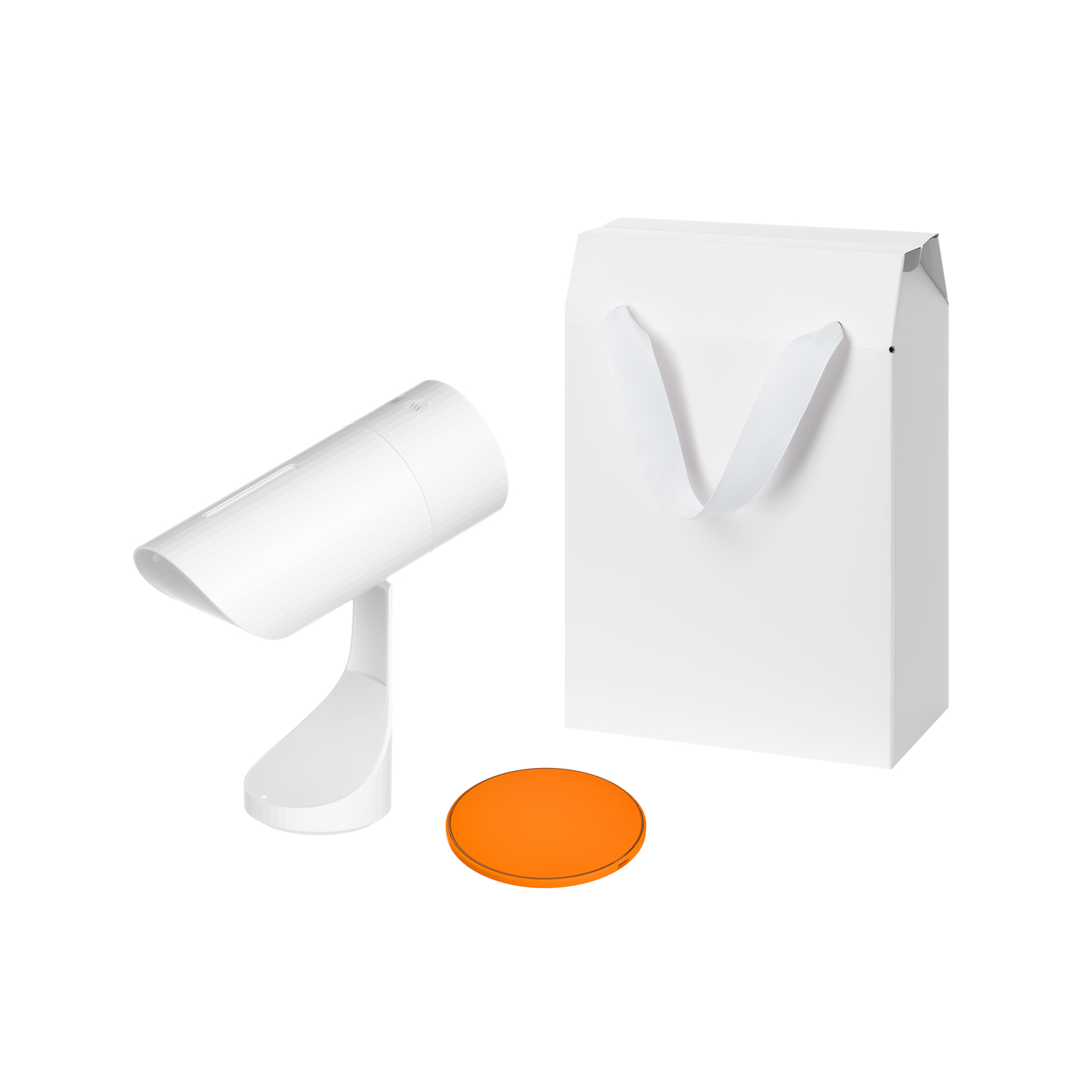 Подарочный набор Призма, Аурис (Prisma, Auris), оранжевый (увлажнитель воздуха, зарядное устройство)-0