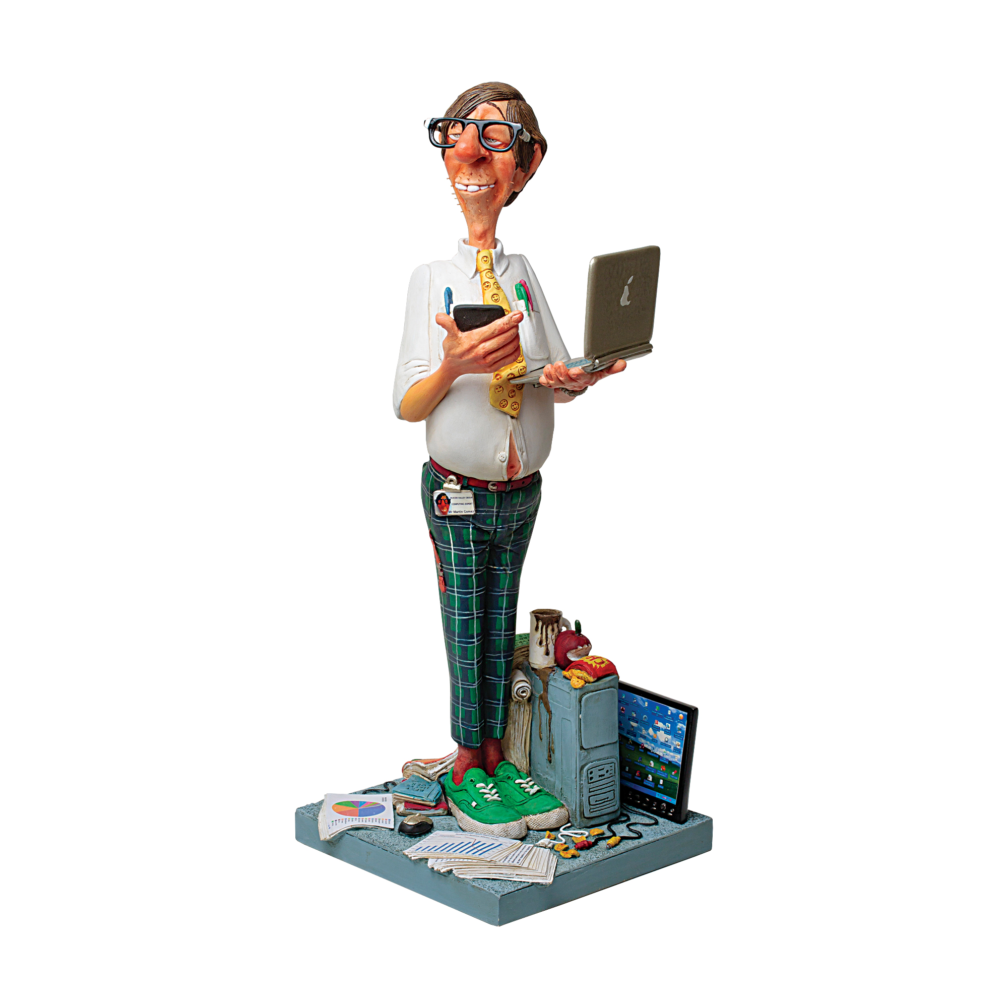 Скульптура "Компьютерный эксперт"-0