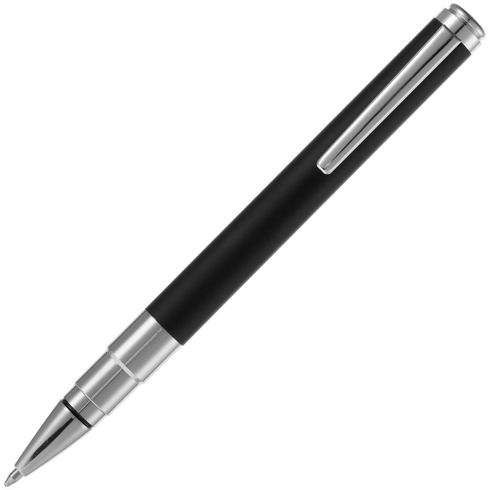 Ручка шариковая Kugel Chrome, черная-3