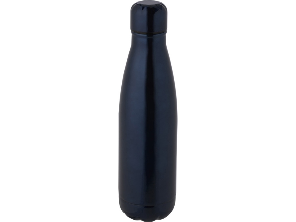 Бутылка Cove из переработанной нержавеющей стали, с вакуумной изоляцией, 500мл - Темно - синий-0