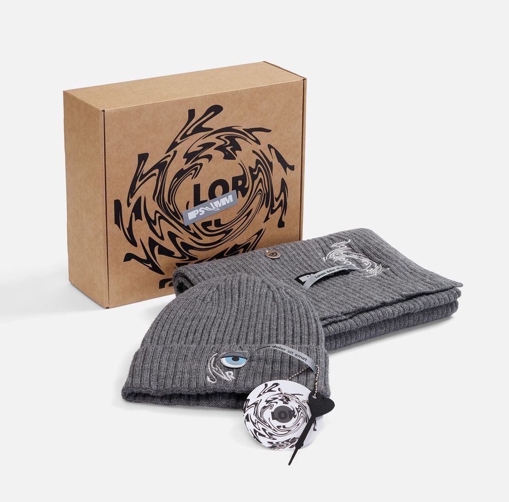 Набор Laconi, темно-серый меланж-3