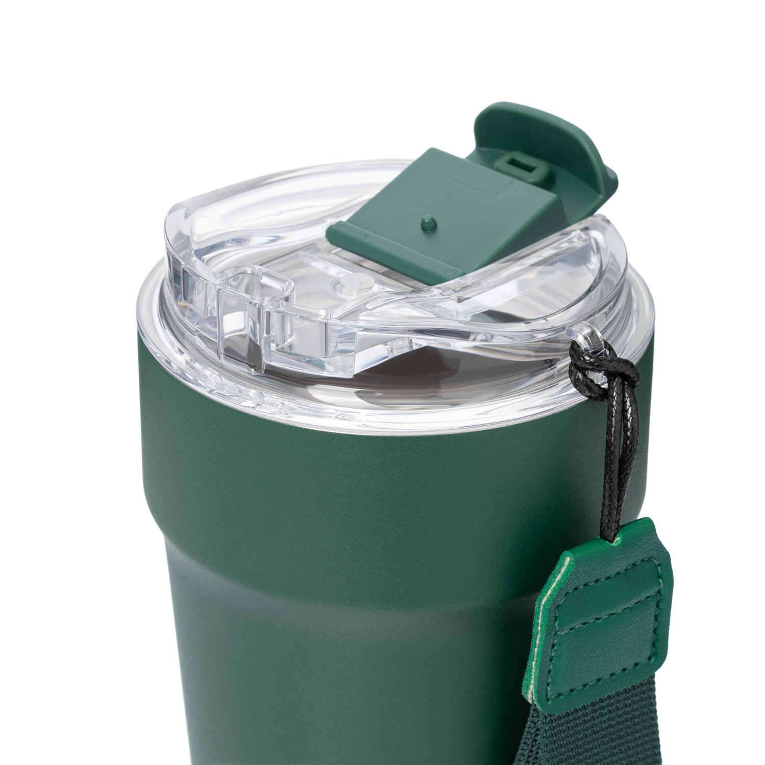 Термокружка вакуумная Monaco, темно-зеленая-6