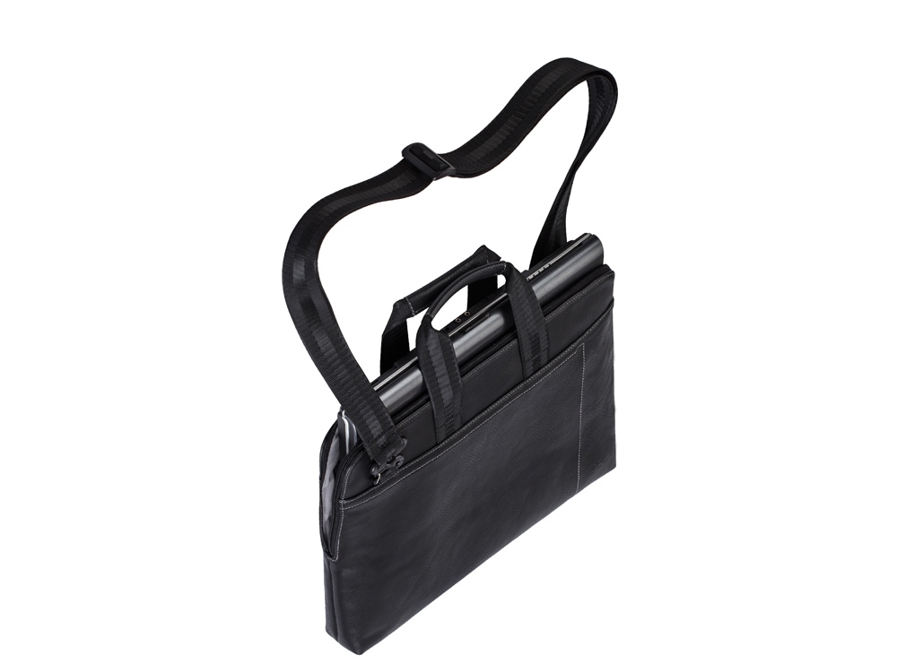 Сумка для ноутбука 13.3 из кожзама 8920, черный-8