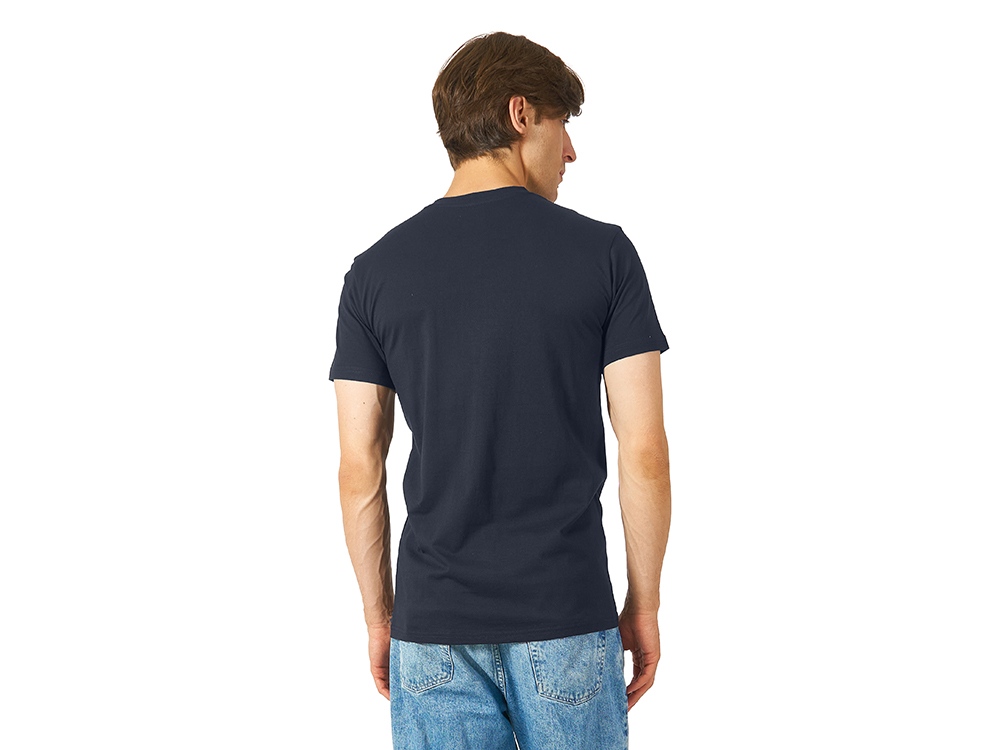 Футболка Heavy Super Club мужская с V-образным вырезом, темно-синий-2