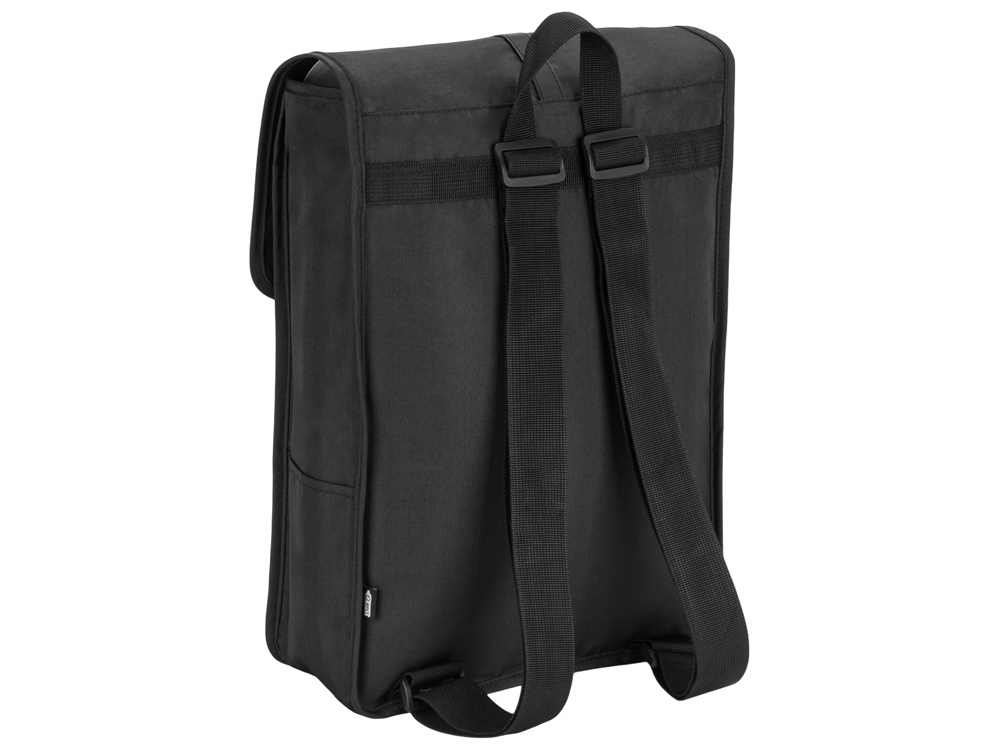 Рюкзак Rony из переработанного пластика, черный-5