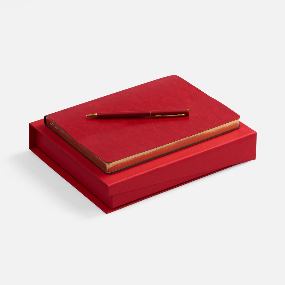 Набор Nebraska Flex, красный с золотистым-1