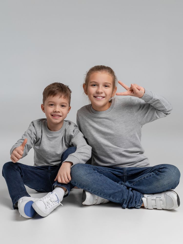 Свитшот детский Toima Kids 2.0, серый меланж-4