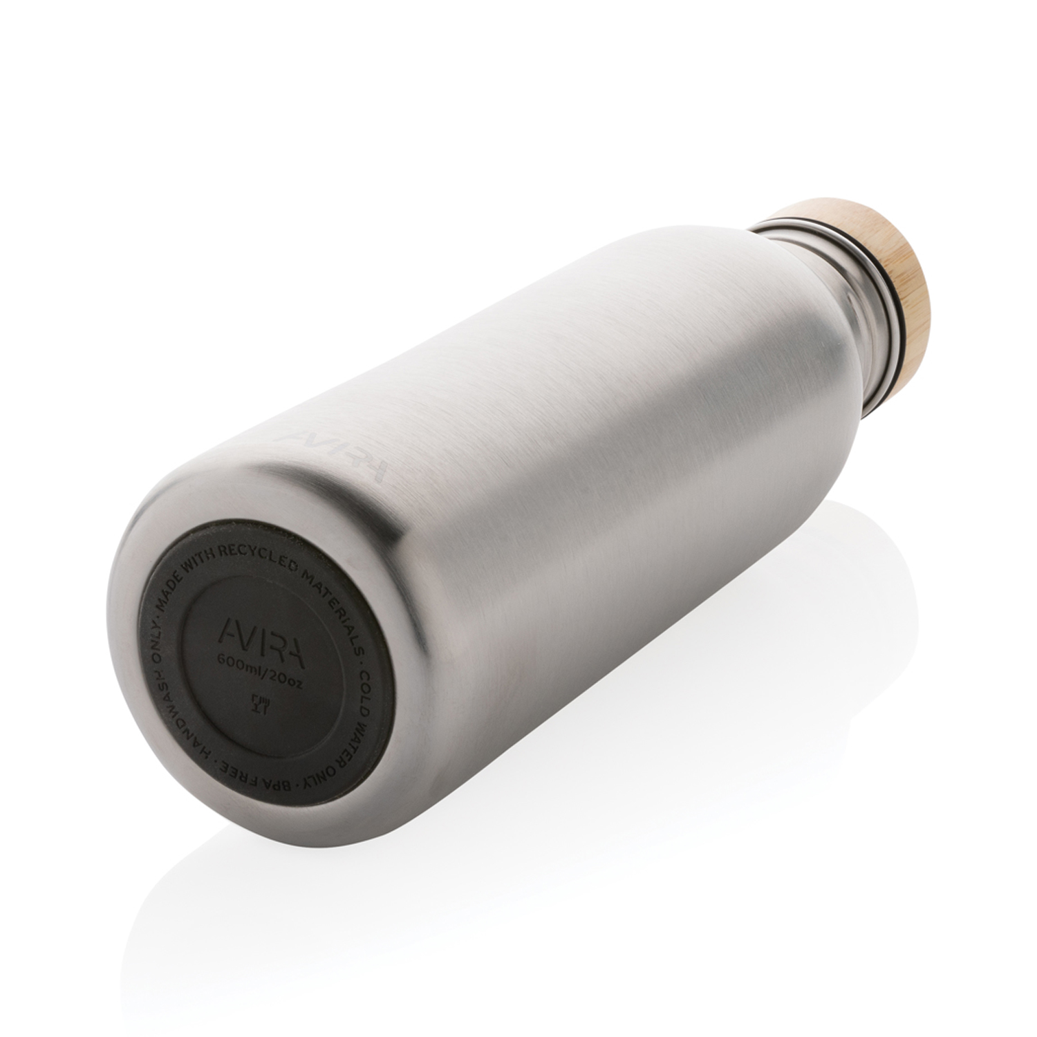 Бутылка для воды Avira Alcor из переработанной стали RCS, 600 мл-7