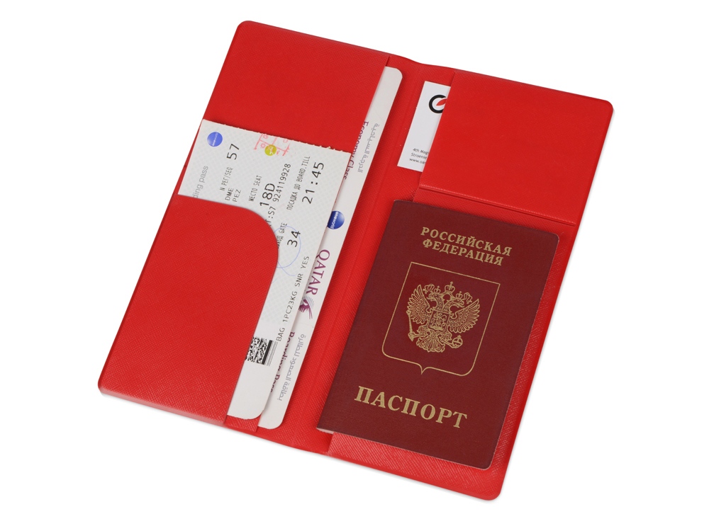 Дорожный органайзер Weekend из ПВХ, красный-1