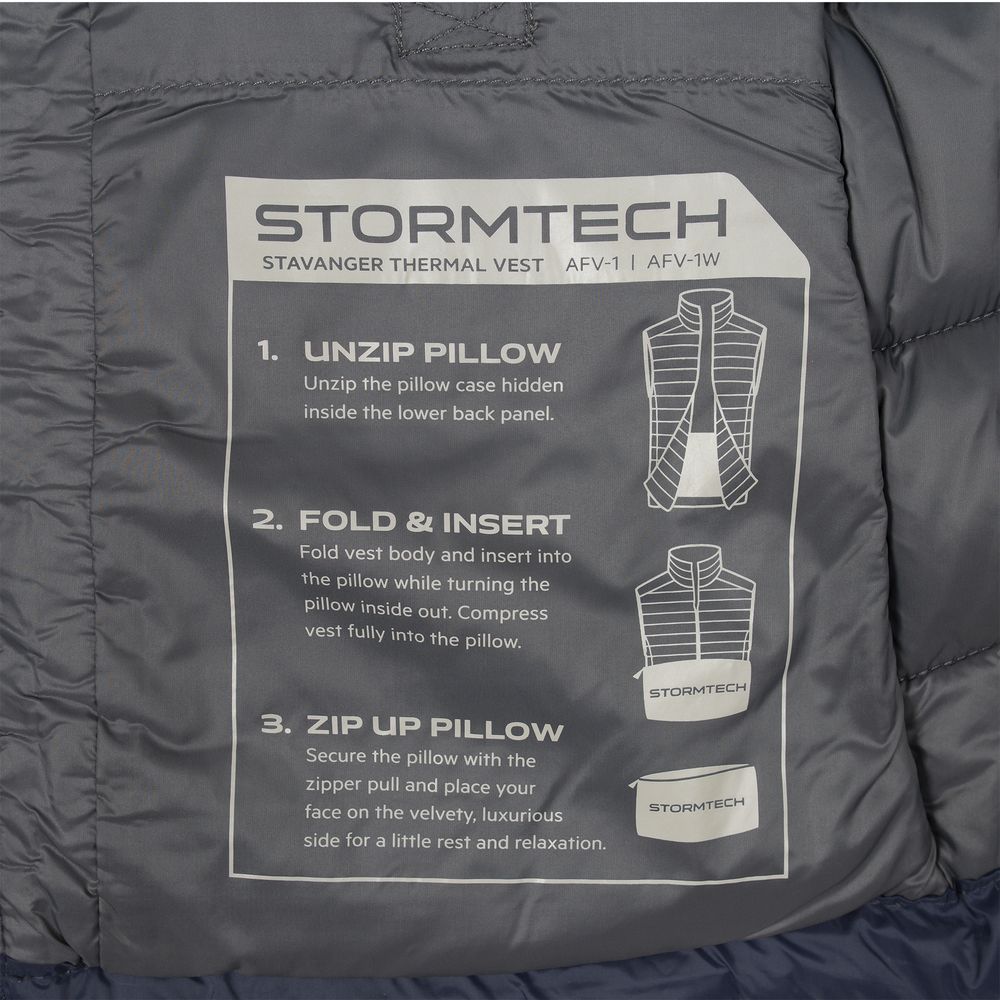 Жилет компактный женский Stavanger, темно-синий-5