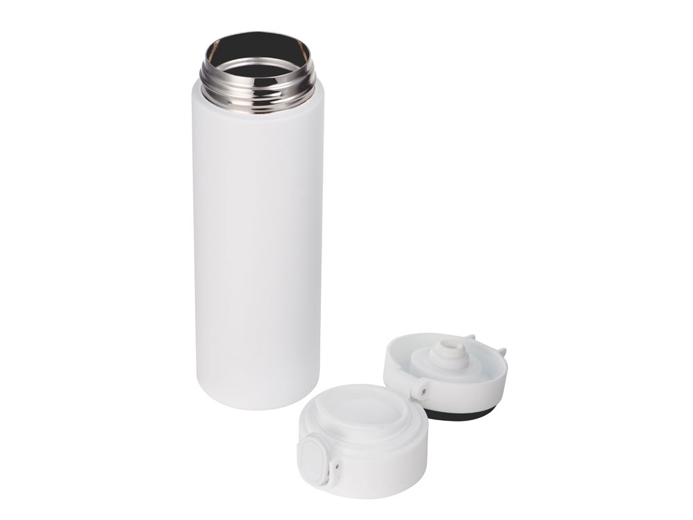 Вакуумная термокружка Waterline с медной изоляцией Bravo, 400 мл, тубус, белый-2