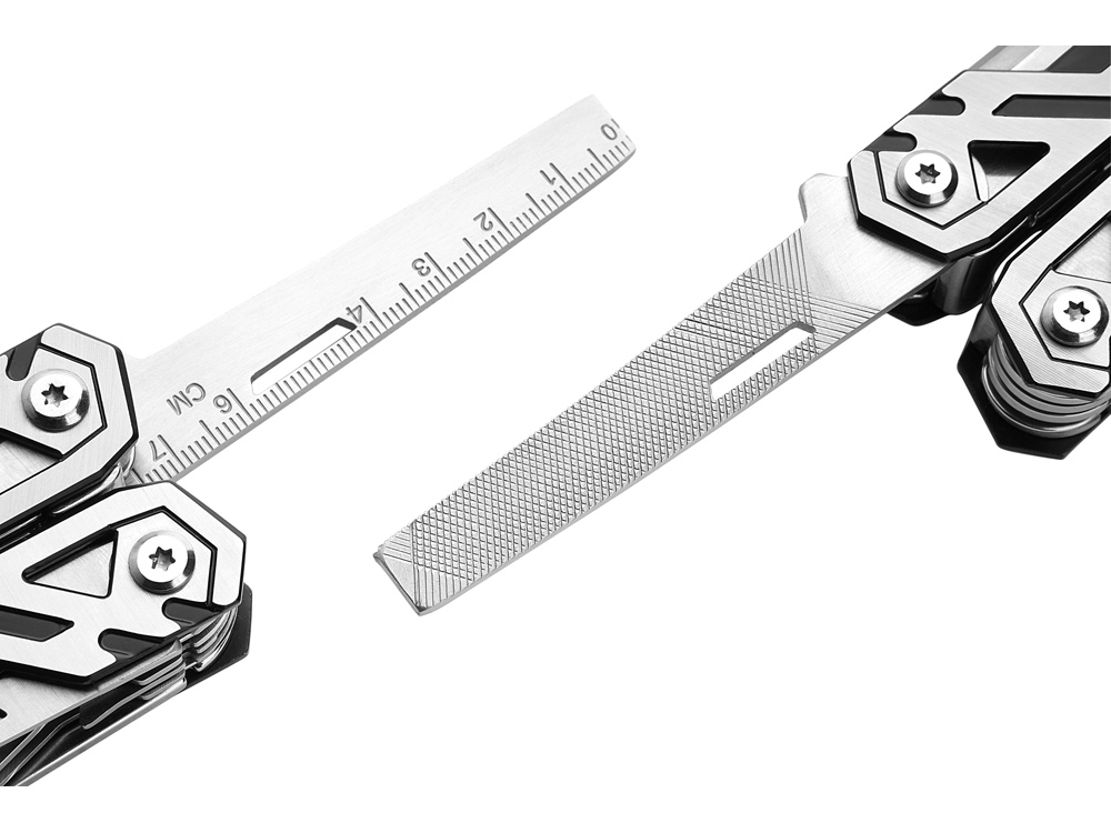 Мультитул Rocktol 21 в 1 с пружинными плоскогубцами, нержавеющая сталь, нейлоновый чехол-4