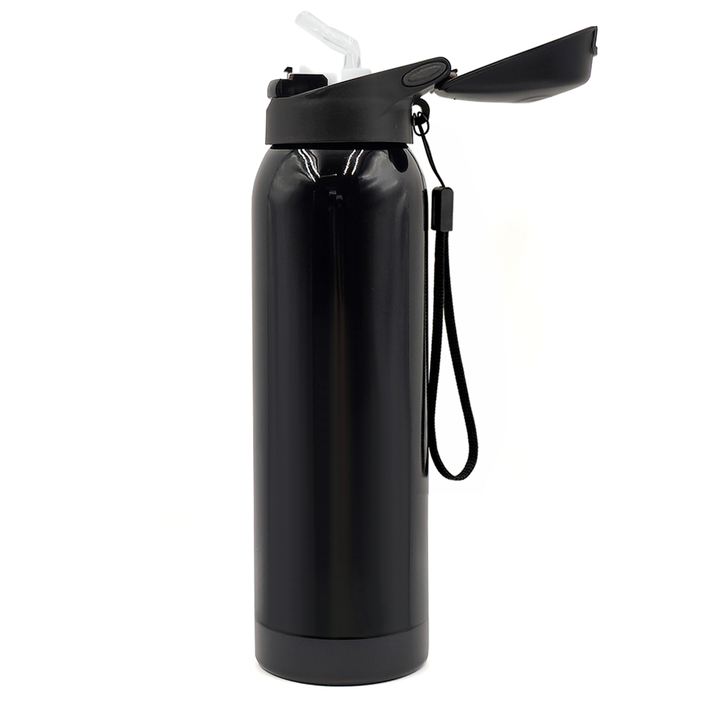 Термобутылка Trekker, Чёрный-3