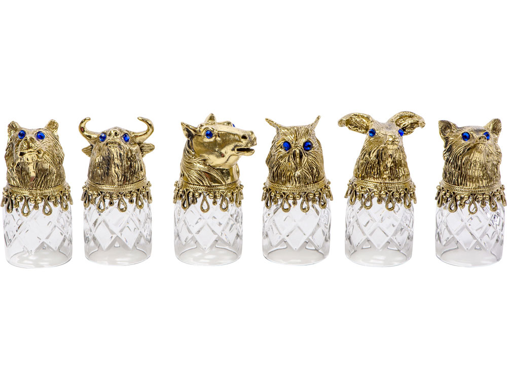 Подарочный набор Русская охота, темно-коричневый/рыжий-3