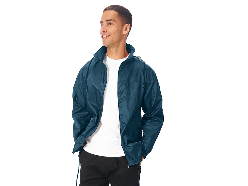 Ветровка Miami мужская с чехлом, темно-синий-1